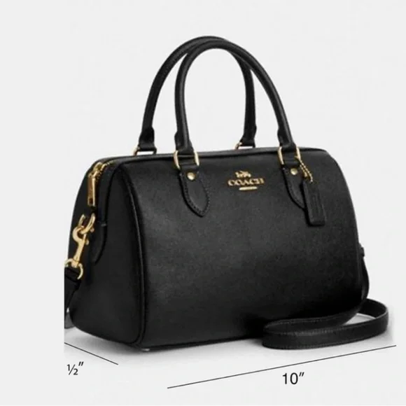 Coach Black Leather Handbag - Picture 5 of 13